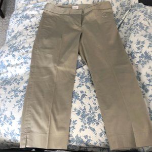 LAUNDRY BY SHELLI SEGAL CHINO FLAT FRONT CAPRI